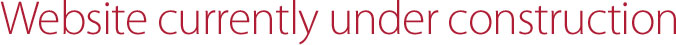 Website currently under construction